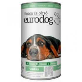 Kutya konzerv Eurodog 1240 gr vadas