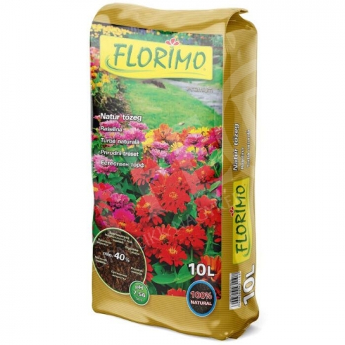 Tőzeg natúr 10 liter Florimo