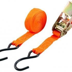 Spanifer - csomag leszorító, rögzítő 25mmx 5 méter kampós, racsnis