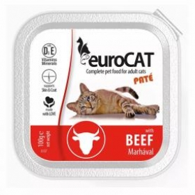 Pástétom -  paté alutálkában Eurocat 100 gr marhahúsos