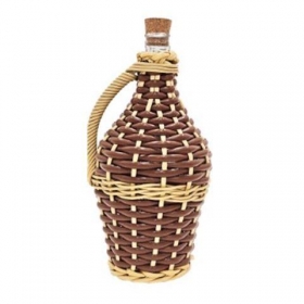 Üvegballon vesszőfonott bevonattal 1 liter
