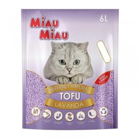 Macskaalom Miau TOFU 6 liter levendula