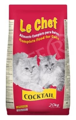 Száraz macska eledel 20kg Le Chef felnőtt macskák számára