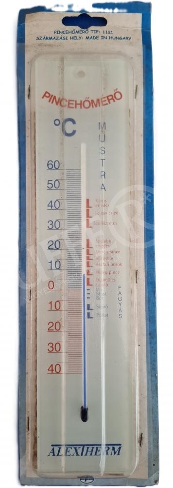Hőmérő üveg pincébe -15 +55 C°