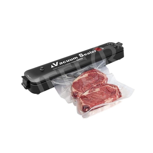 Vákum fóliázógép fekete 90W + 10 darab vákumozó tasak