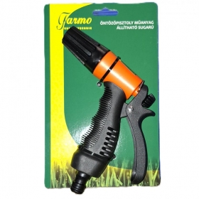 Locsolópisztoly műanyag állítható sugarú Farmo